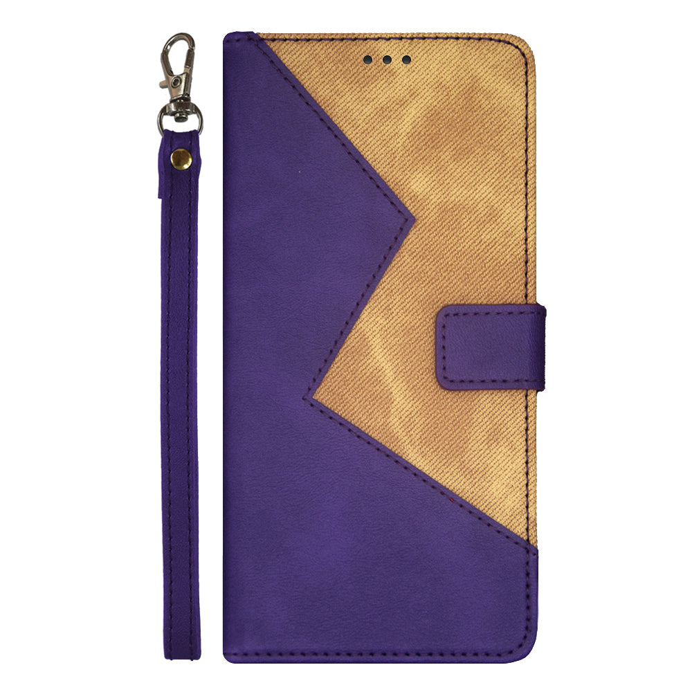 IDEWEI For Samsung Galaxy A34 5G Anti-scratch Leather Phone Case Color Splicing Stand Card Holder Phone Cover IDEWEI For Samsung Galaxy A34 5G Anti-scratch Leather Phone Case Color Splicing Stand Card Holder Phone Cover